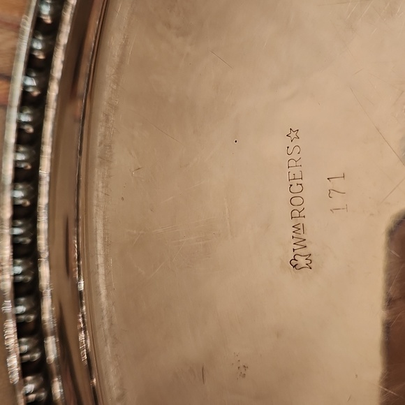 Silver serving tray - Picture 3 of 4